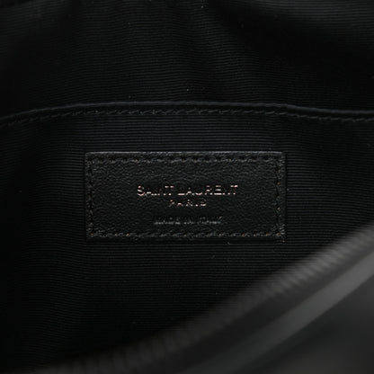 Saint Laurent Calfskin Matelasse Monogram Monochrome Lou Camera Bag Black 6 of 10