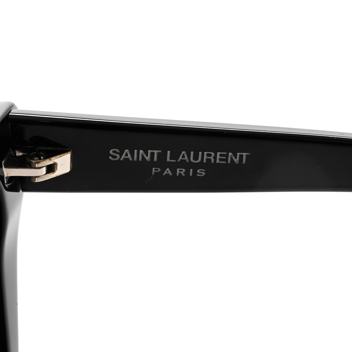 Saint Laurent Acetate Mica Cat Eye Sunglasses SL 276 Black 6 of 8