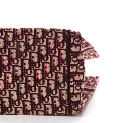 Christian Dior Oblique Large Book Tote Burgundy Multicolor 10 of 10