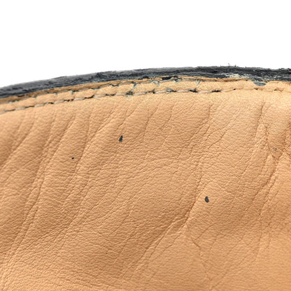 Christian Louboutin Calfskin Mens Louis Spikes Flat Sneakers 44 Navy Black 11 of 14