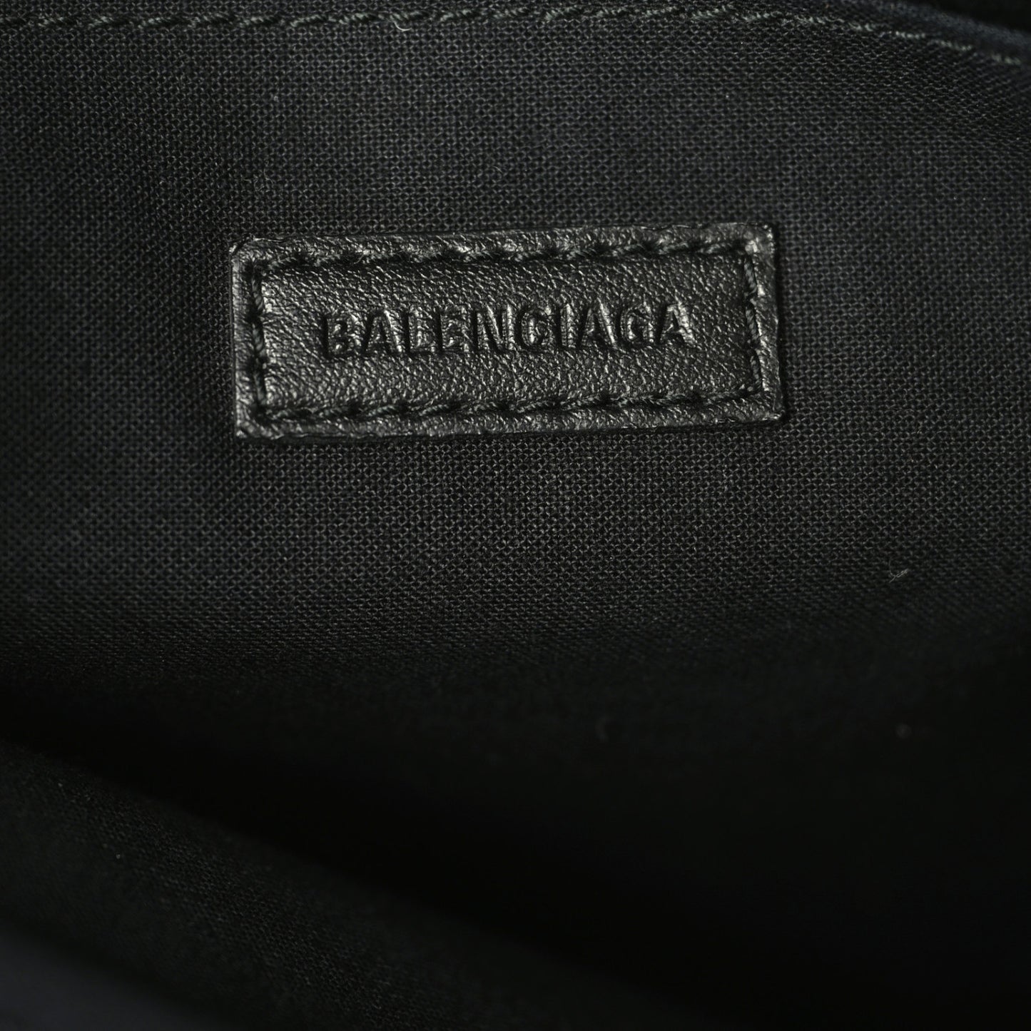 Coated Canvas Losange Monogram Zip Pouch Black Grey