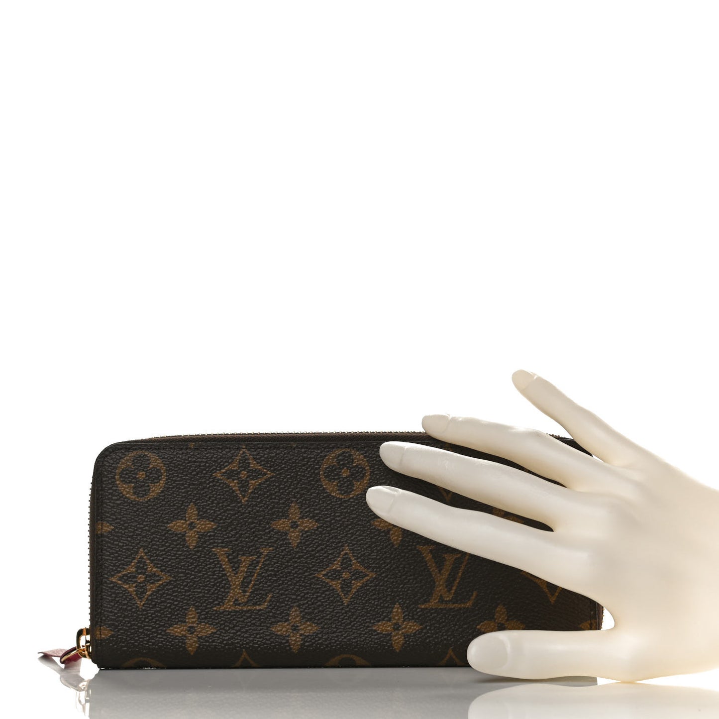 Monogram Clemence Wallet Fuchsia