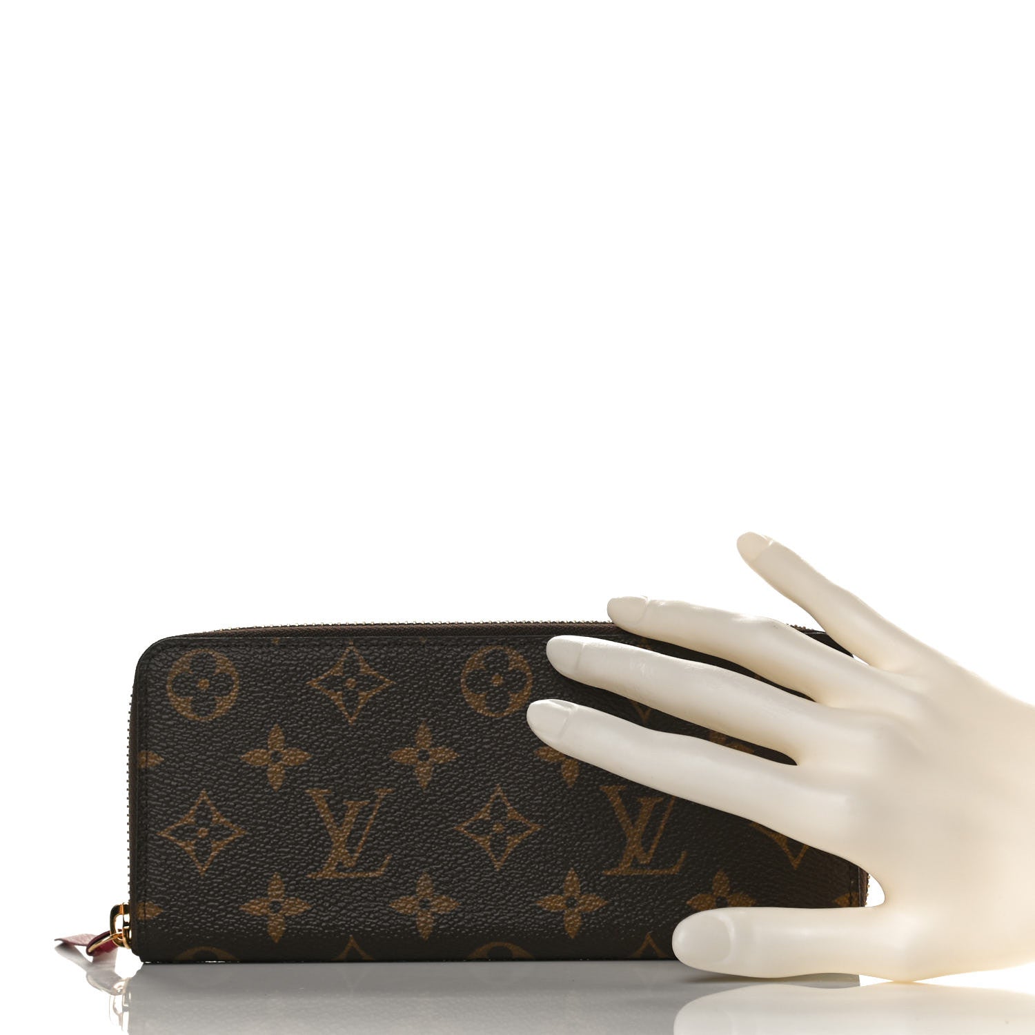 Louis Vuitton Monogram Clemence Wallet Fuchsia 2 of 10
