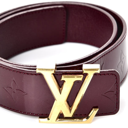 Louis Vuitton Vernis LV Facettes Belt 90 36 Rouge Fauviste 4 of 13