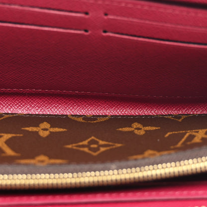 Louis Vuitton Monogram Clemence Wallet Fuchsia 5 of 7