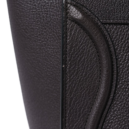 Celine Drummed Calfskin Micro Luggage Brown 12 of 12