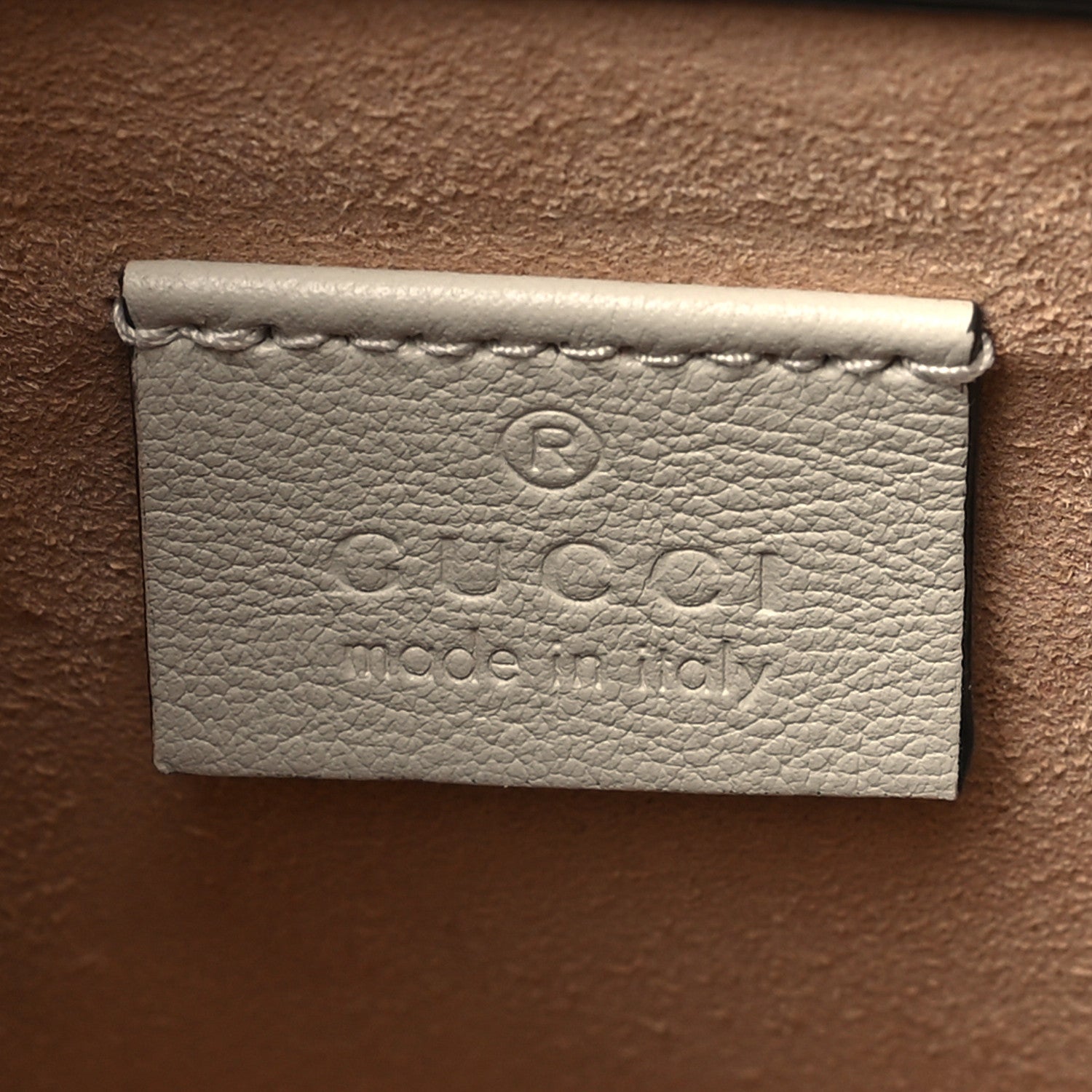 Gucci Wonka Grain Calfskin Mini Diana Tote Bag Mystic White Orange Fluo 6 of 11