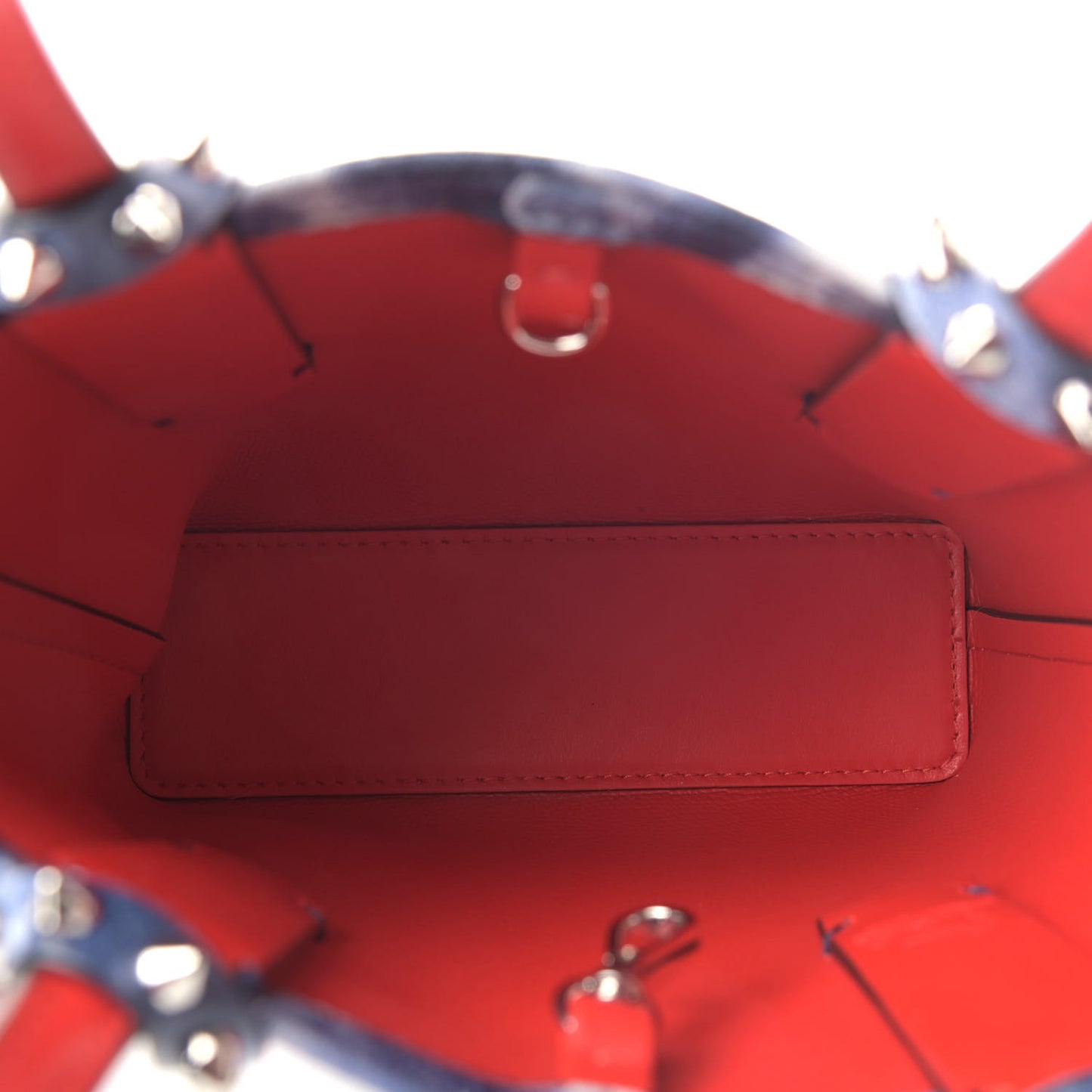 Calfskin Punk Mini North South Cabata Tote Multi