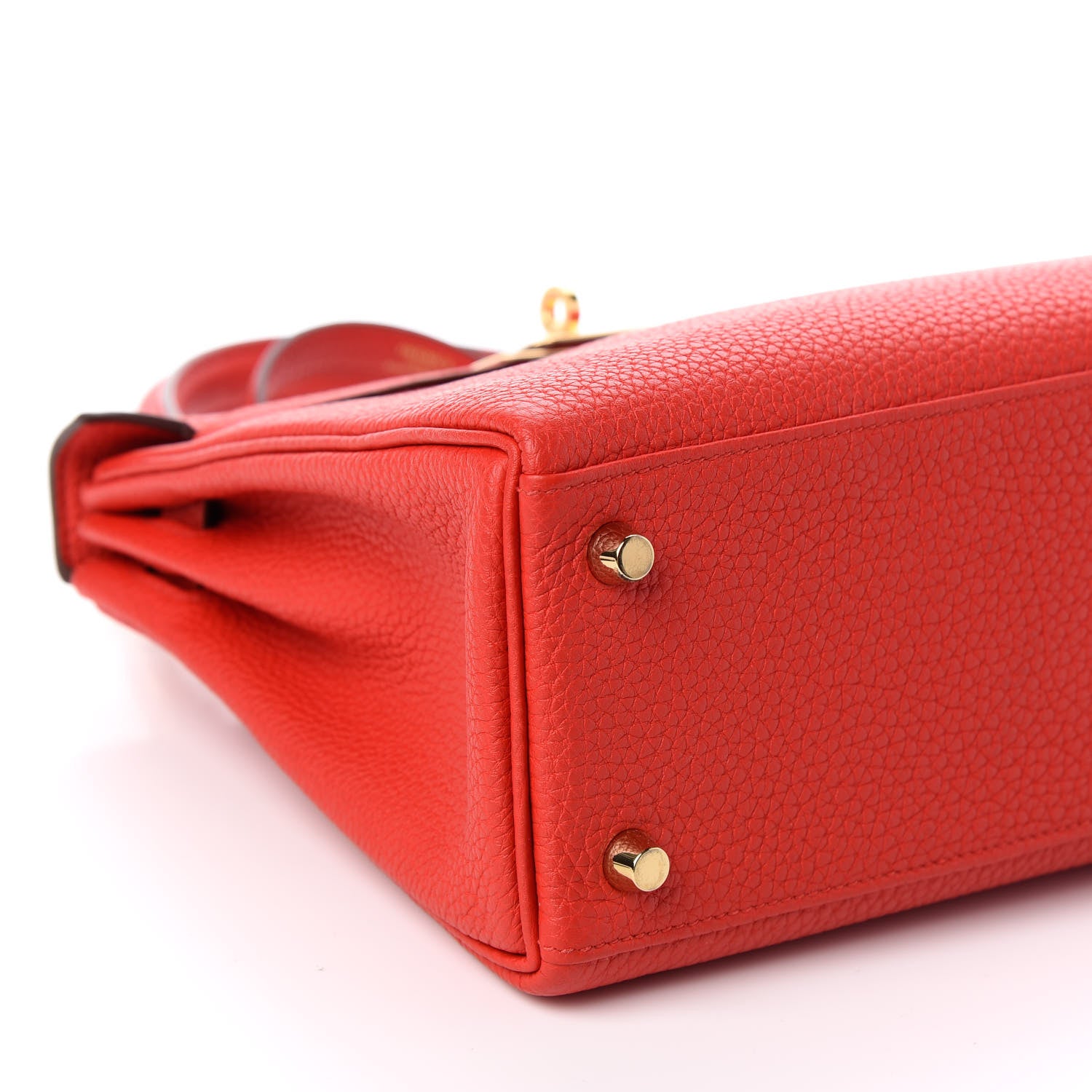 Hermes Togo Kelly Retourne 25 Rouge De Coeur 8 of 9