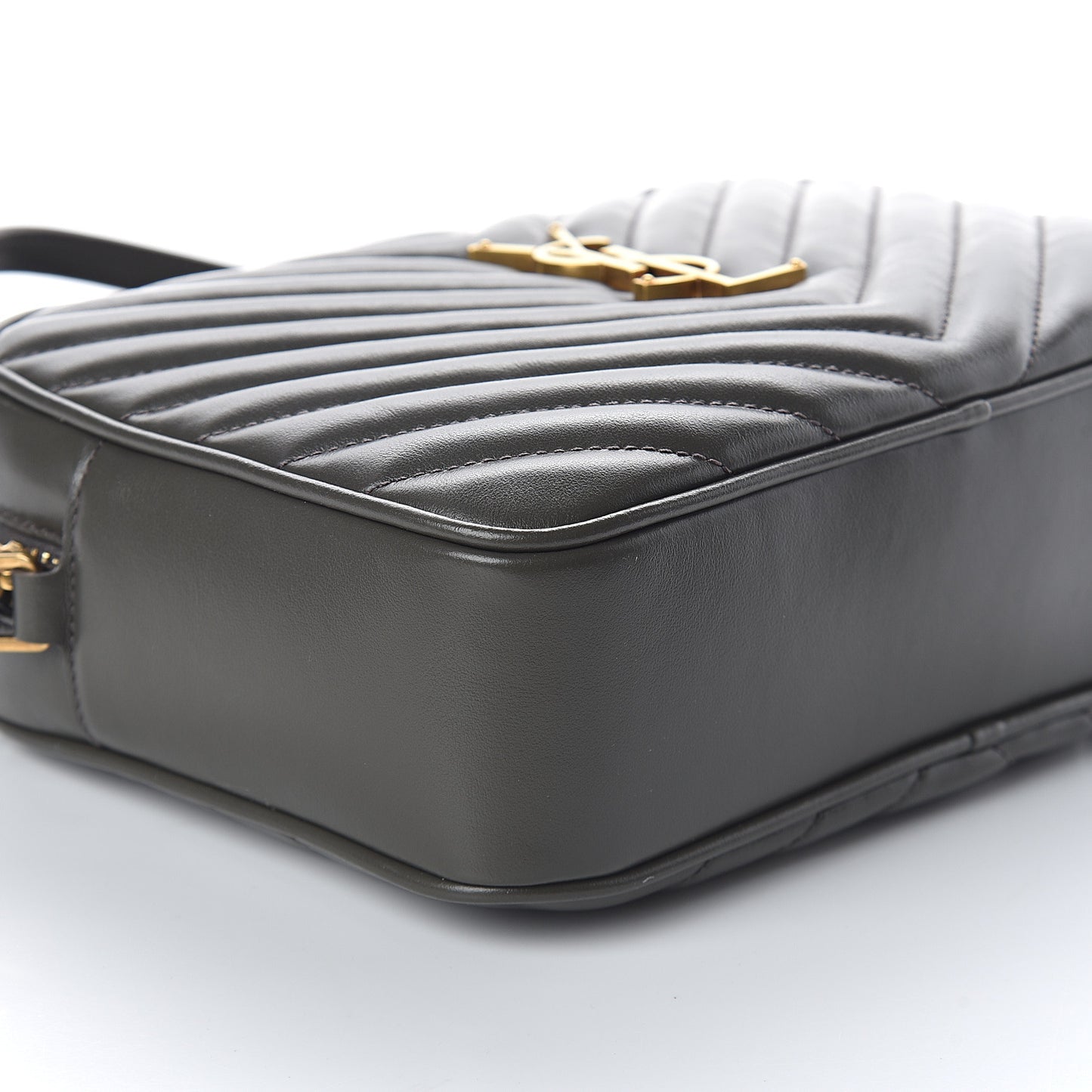 Calfskin Matelasse Monogram Lou Camera Bag Pebble