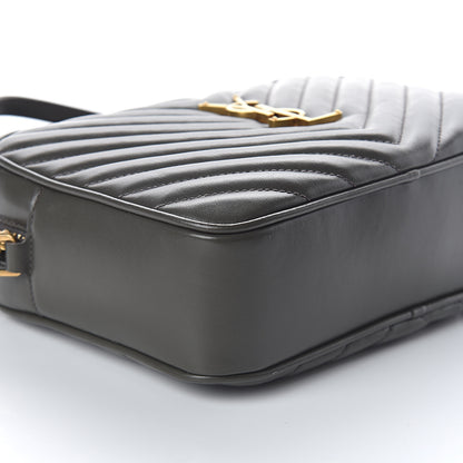 Saint Laurent Calfskin Matelasse Monogram Lou Camera Bag Pebble 6 of 7
