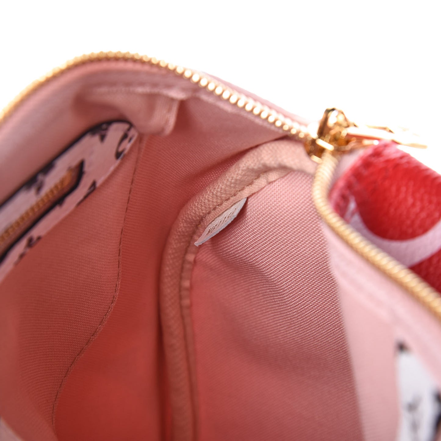 Monogram Giant Speedy Bandouliere 30 Rouge