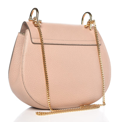 Chloe Grained Goatskin Drew Shoulder Bag Biscotti Beige 4 of 12