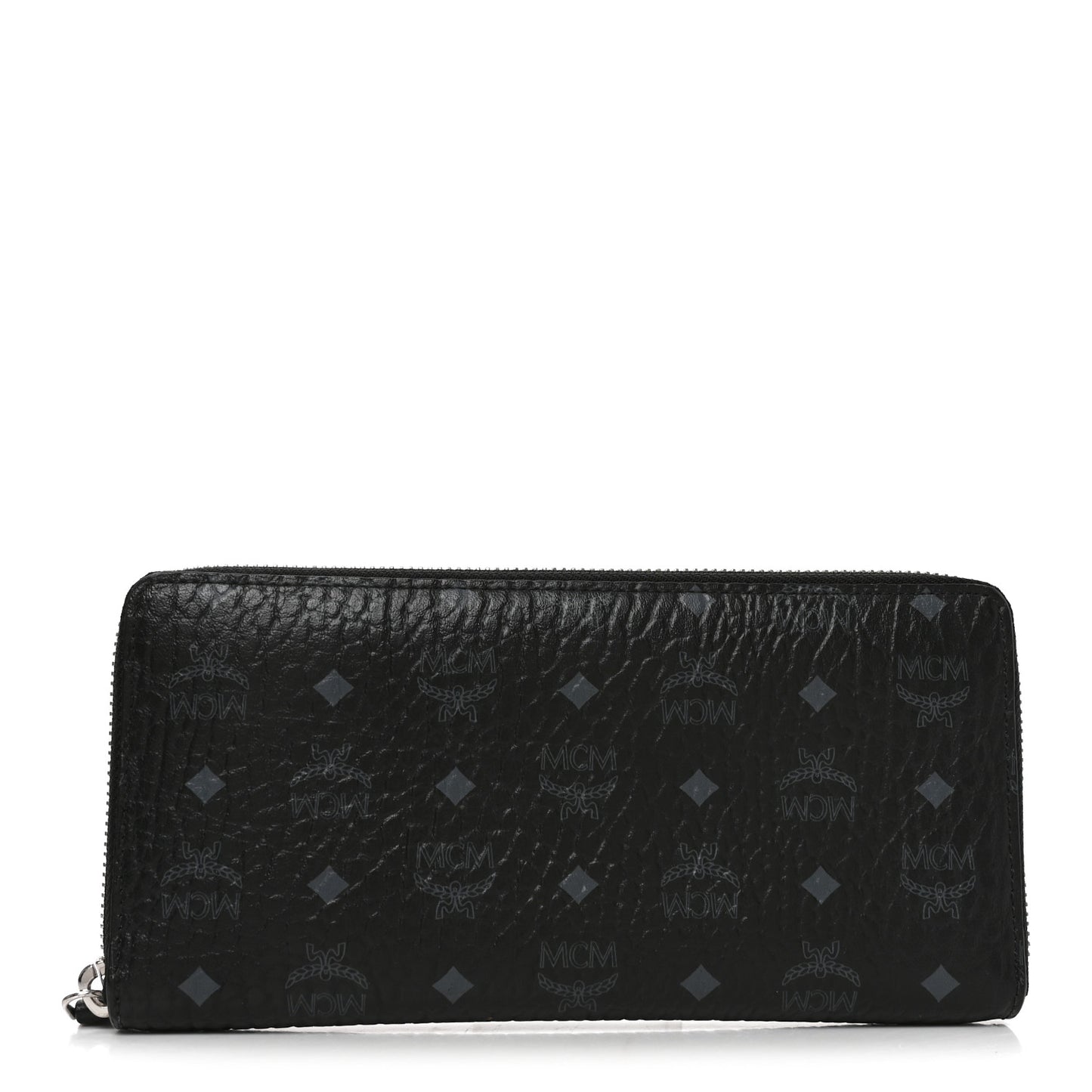 Visetos Large Zip Around Wallet Black