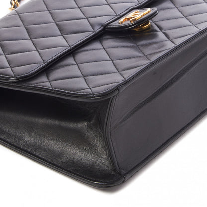Chanel Lambskin Quilted Medium Single Flap Black 5 of 9
