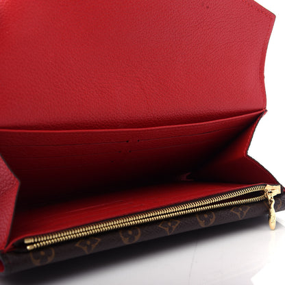 Louis Vuitton Calfskin Double V Wallet Rubis 5 of 8