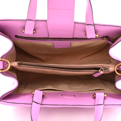 Gucci Calfskin Matelasse Small GG Marmont Tote Candy Mousse 5 of 10