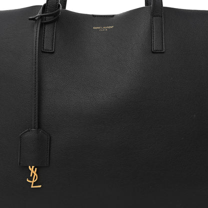 Saint Laurent Calfskin Large Shopping Tote Black 8 of 18