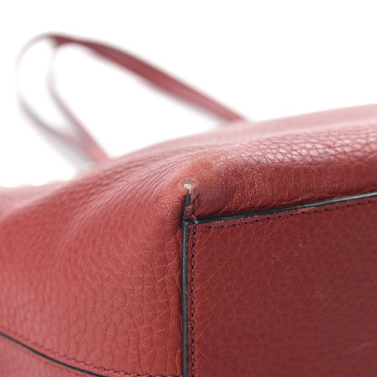 Valentino Garavani Grained Calfskin Rockstud Shoulder Tote Rosso Valentino 8 of 12