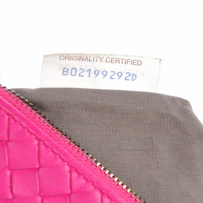 Bottega Veneta Nappa Intrecciato Cosmetic Pouch Rosa Shock 8 of 8