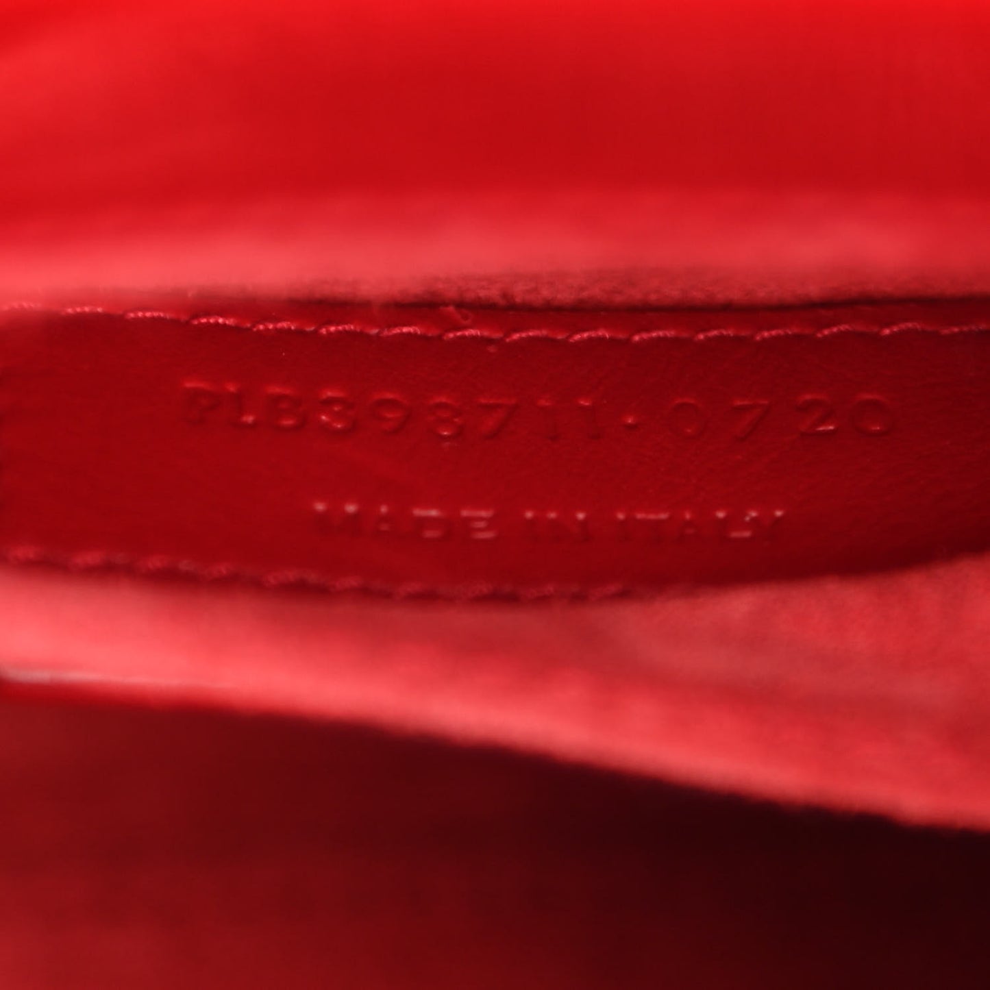 Patent Nano Sac de Jour Red