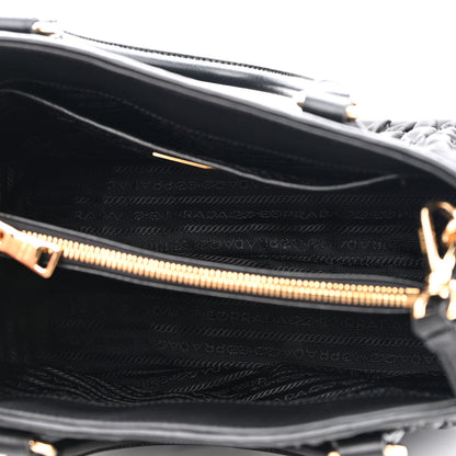 Prada Tessuto Nylon Gaufre Small Tote Black 7 of 9
