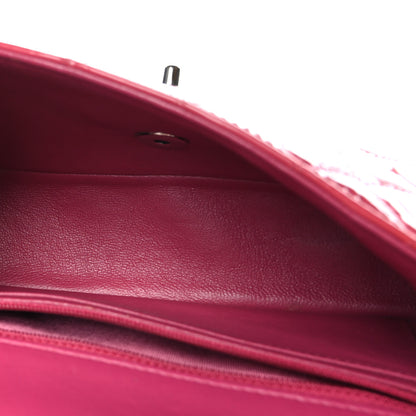 Chanel Patent Calfskin Quilted Mini Rectangular Flap Pink 5 of 11