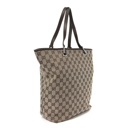 Gucci Monogram Large Bucket Tote Dark Brown 3 of 10