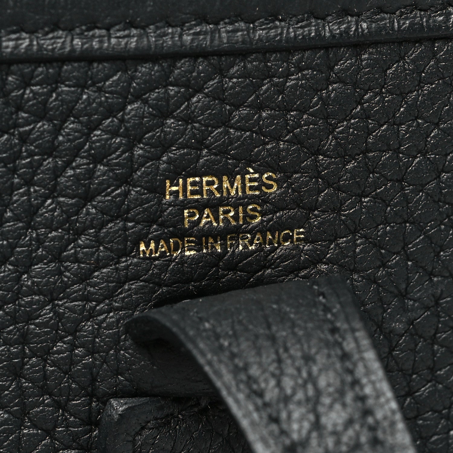 Hermes Taurillon Clemence Evelyne TPM Black 6 of 11