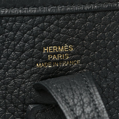 Hermes Taurillon Clemence Evelyne TPM Black 6 of 11