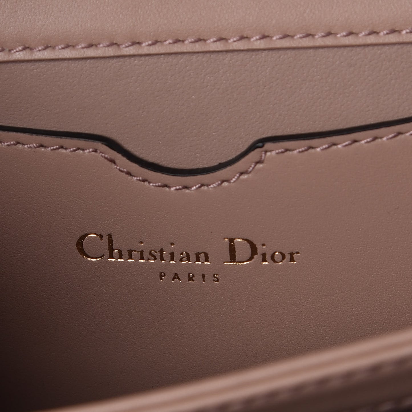 Calfskin Bee Pouch Powder Beige