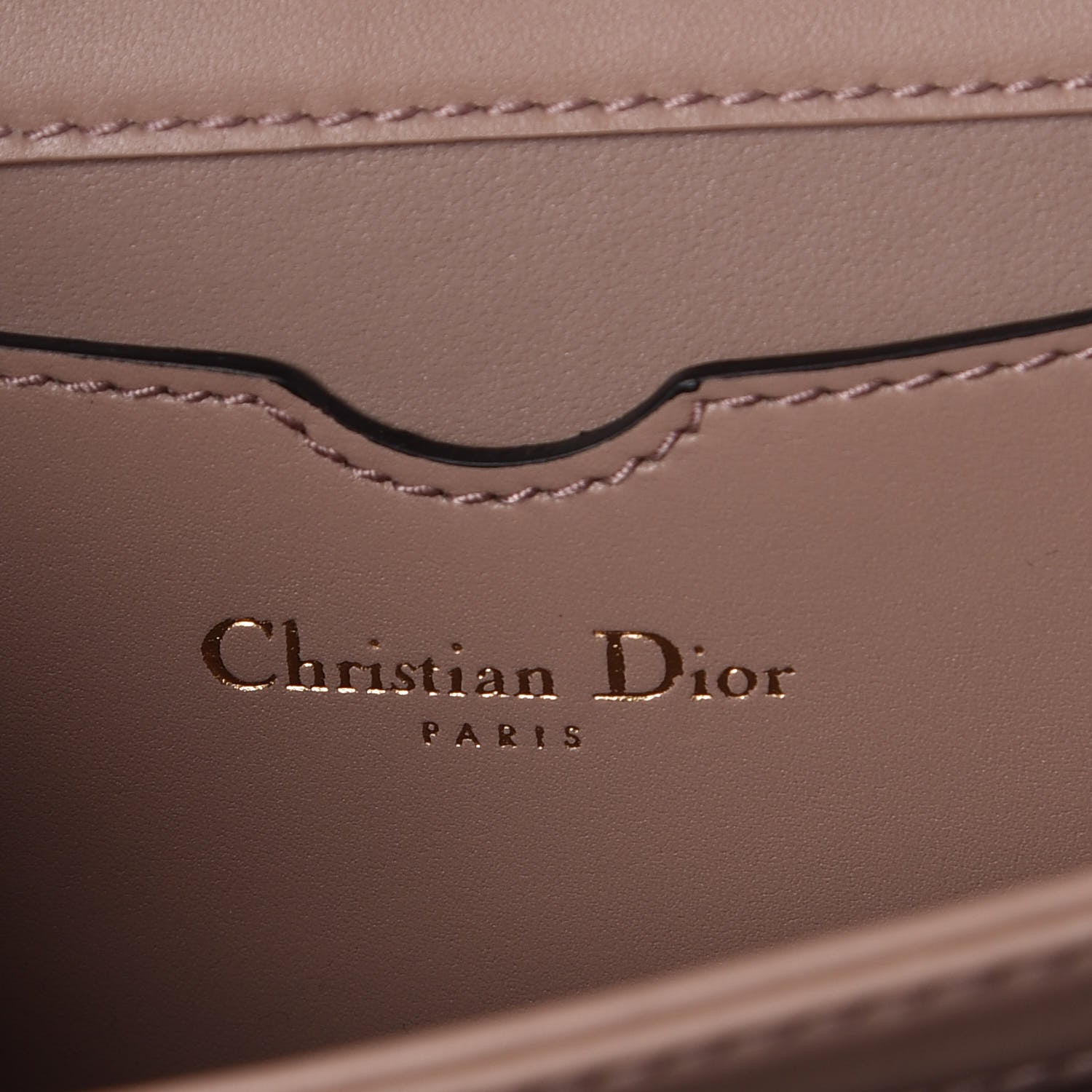 Christian Dior Calfskin Bee Pouch Powder Beige 6 of 7