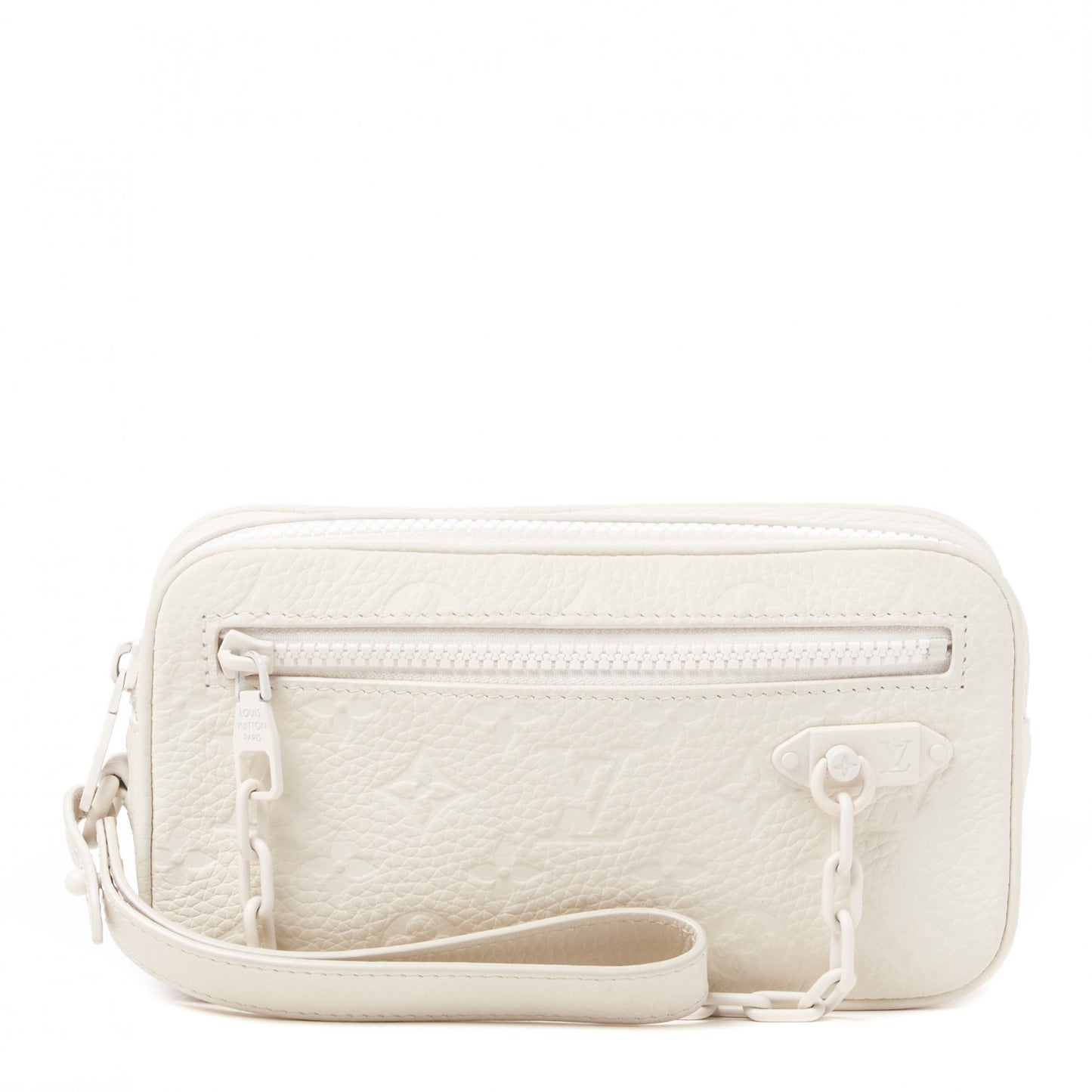Taurillon Monogram Pochette Volga White