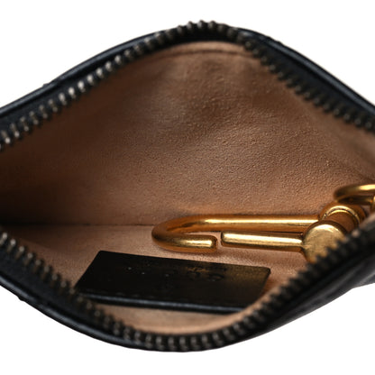 Gucci Calfskin Matelasse GG Marmont Key Case Black 5 of 9