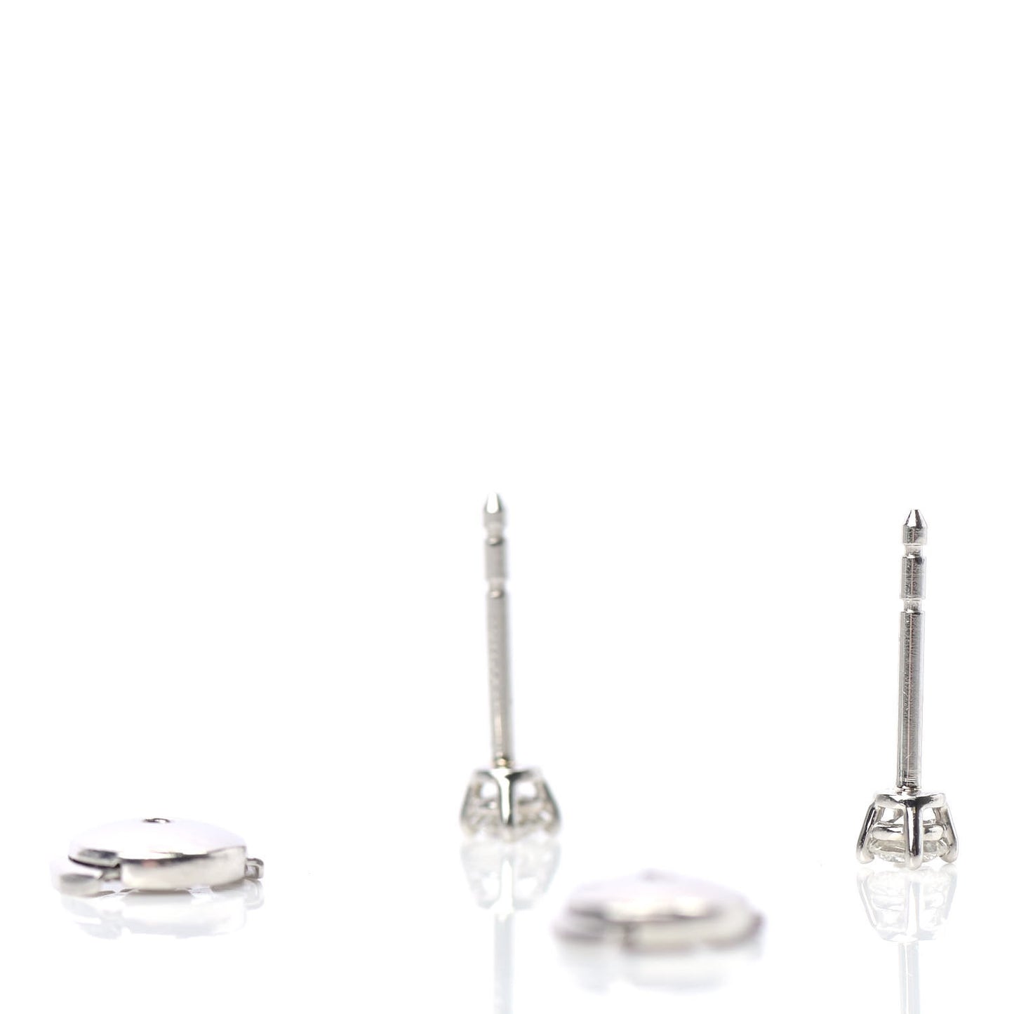 Platinum Diamond .20ctw Solitaire Earrings