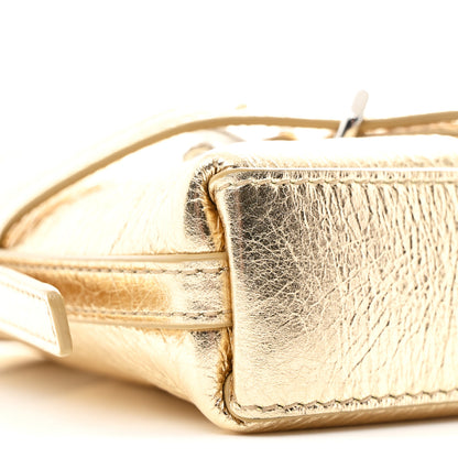 Givenchy Metallic Tumbled Calfskin Nano Voyou Bag Golden Sand 9 of 12