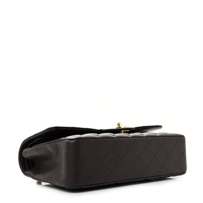 Chanel Caviar Quilted Medium Double Flap Brown 4 of 12