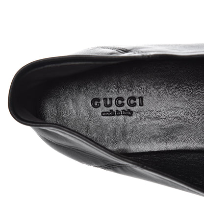Gucci Lambskin Womens Brixton Horsebit Loafers 41.5 Black 6 of 9
