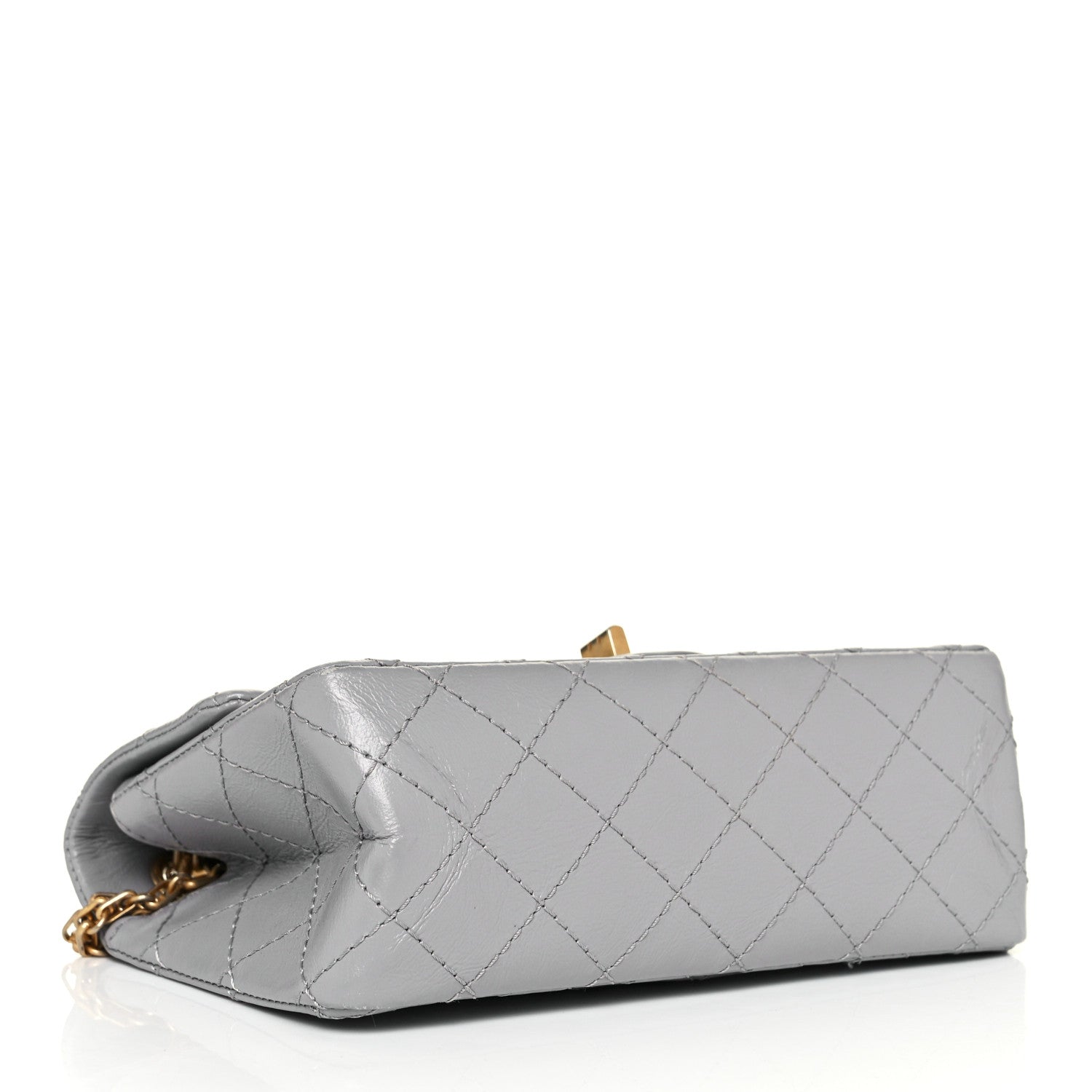 Chanel Aged Calfskin Quilted 2.55 Reissue Mini Flap Grey 3 of 9