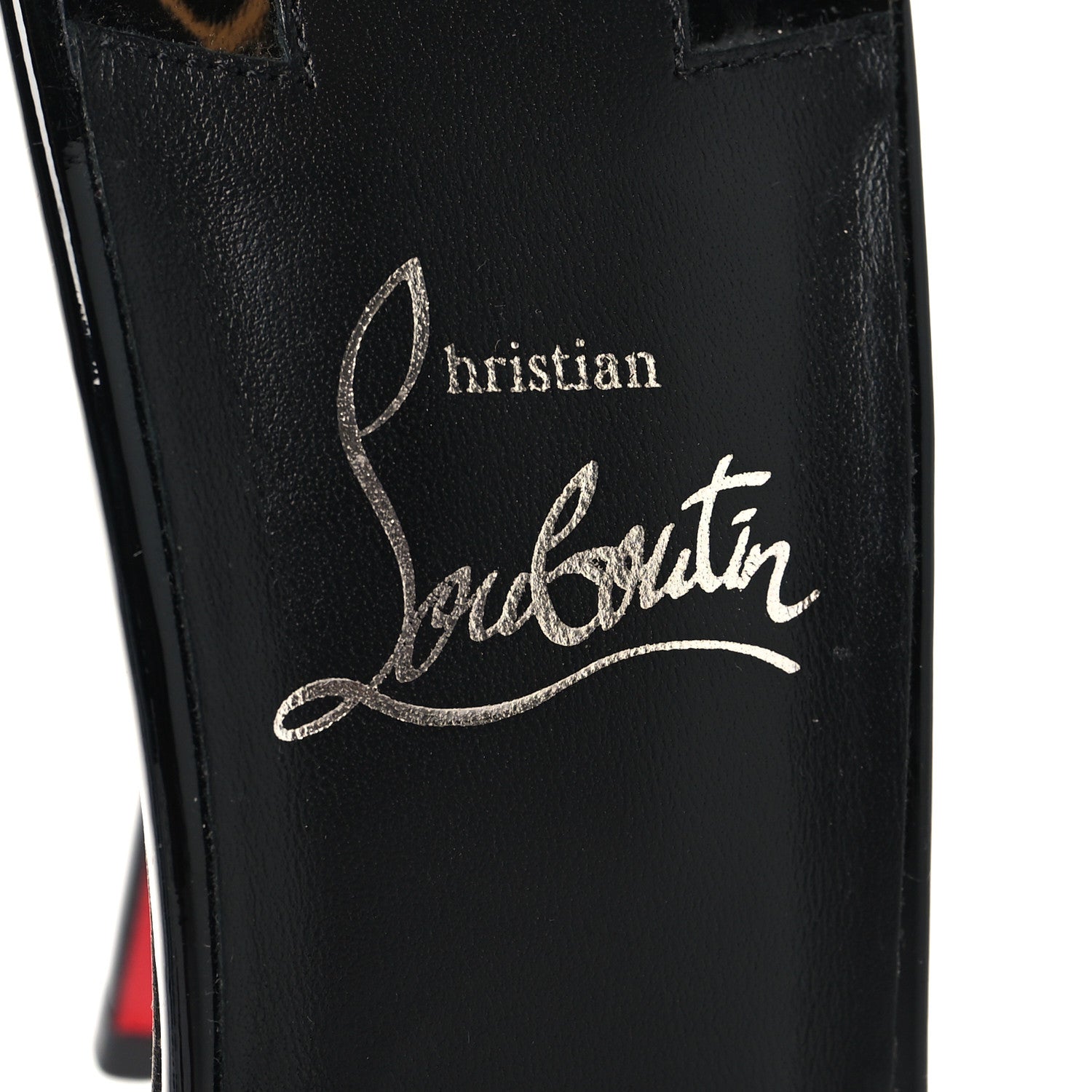 Christian Louboutin Patent Miss Z 100 Mule 41 Lin Black 8 of 10