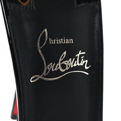 Christian Louboutin Patent Miss Z 100 Mule 41 Lin Black 8 of 10