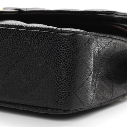 Chanel Caviar Quilted Medium Double Flap Black 10 of 11