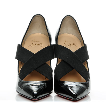Christian Louboutin Patent Sharpstagram 100 Pumps 37.5 Black 2 of 7