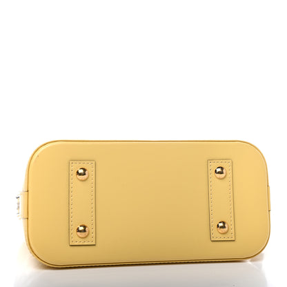 Louis Vuitton Vernis Alma BB Citrine 4 of 10
