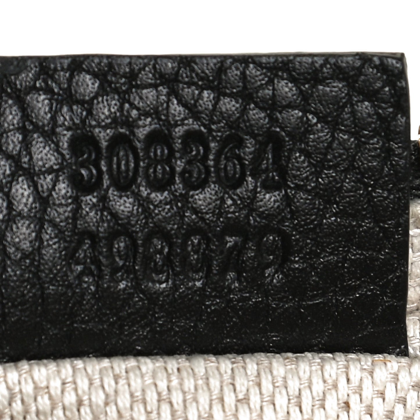 Pebbled Calfskin Small Soho Disco Bag Black