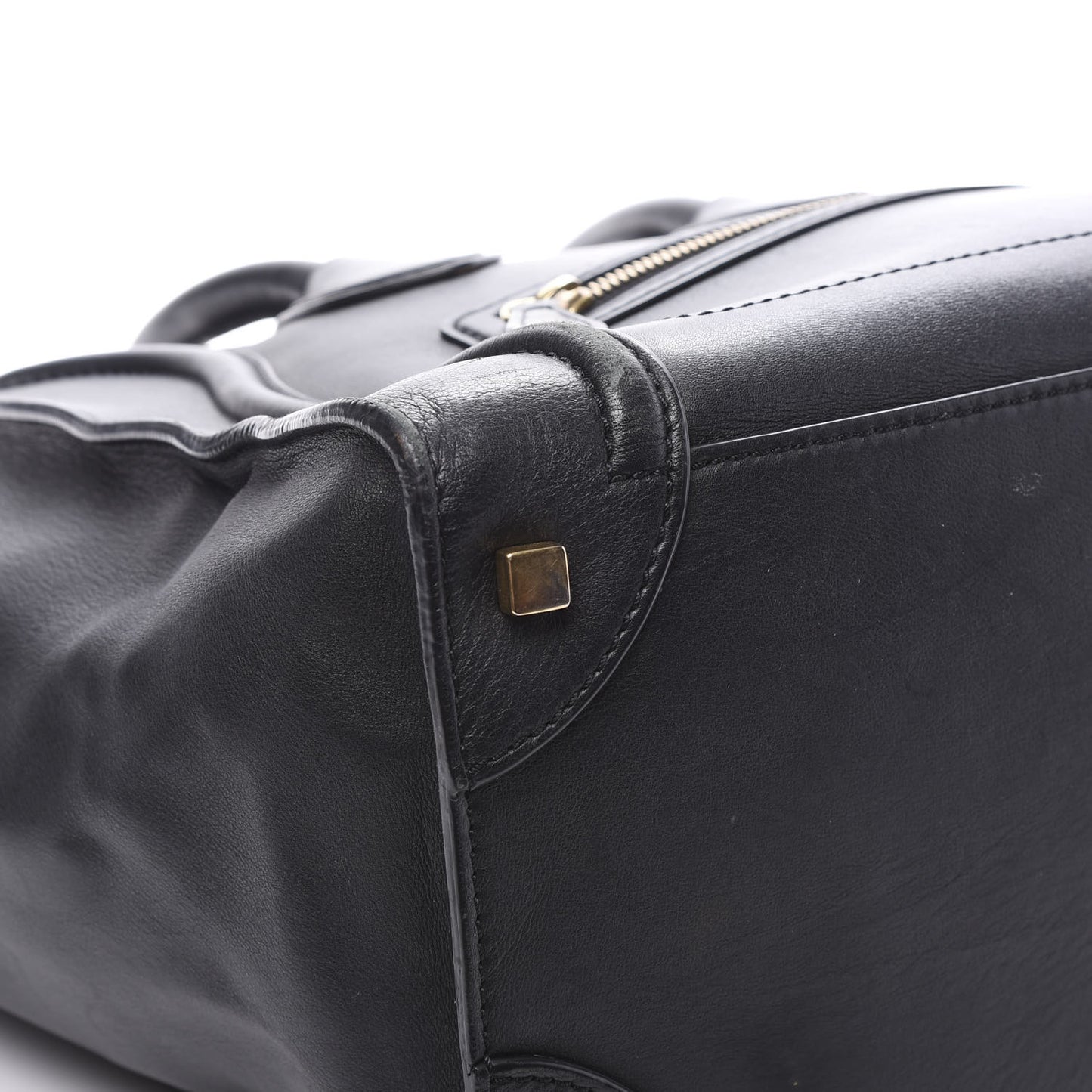 Smooth Calfskin Mini Luggage Black