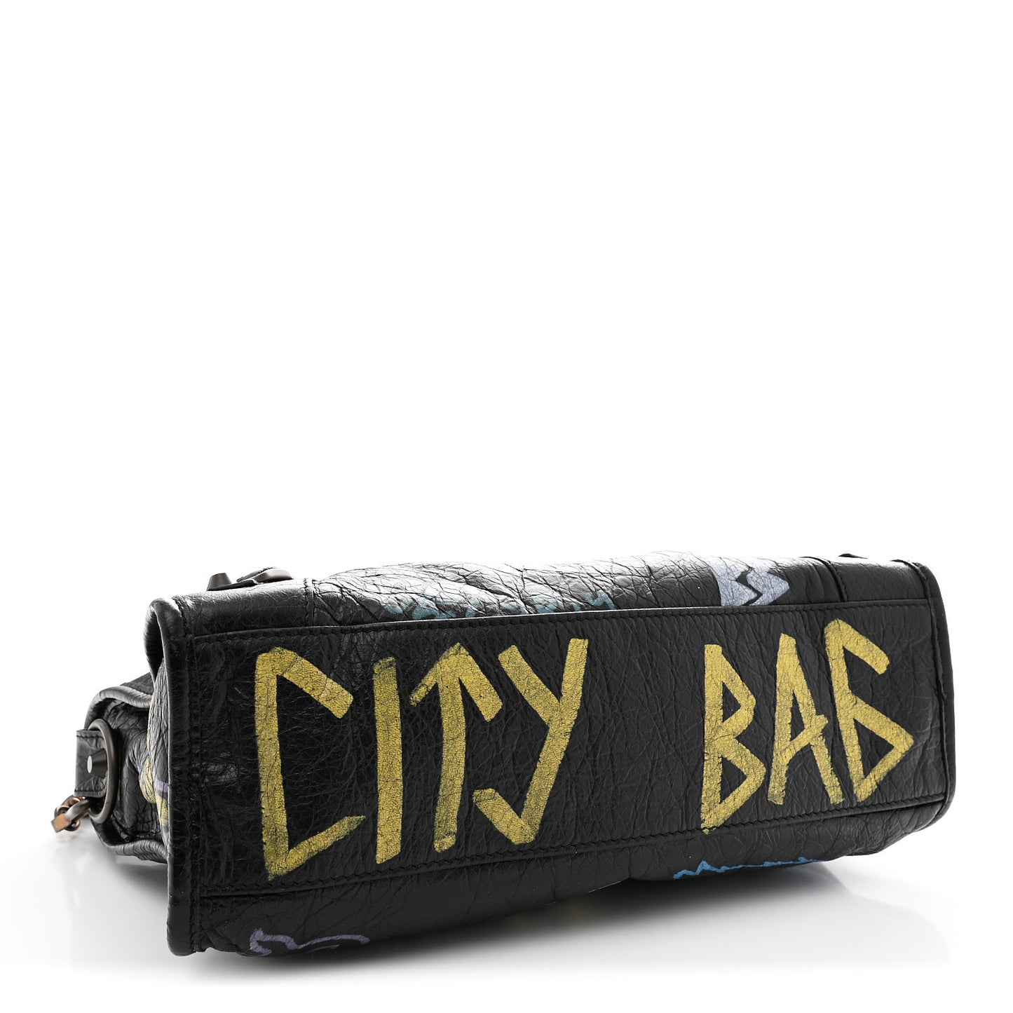 Agneau Graffiti All Over Classic Hardware S City Black Multicolor