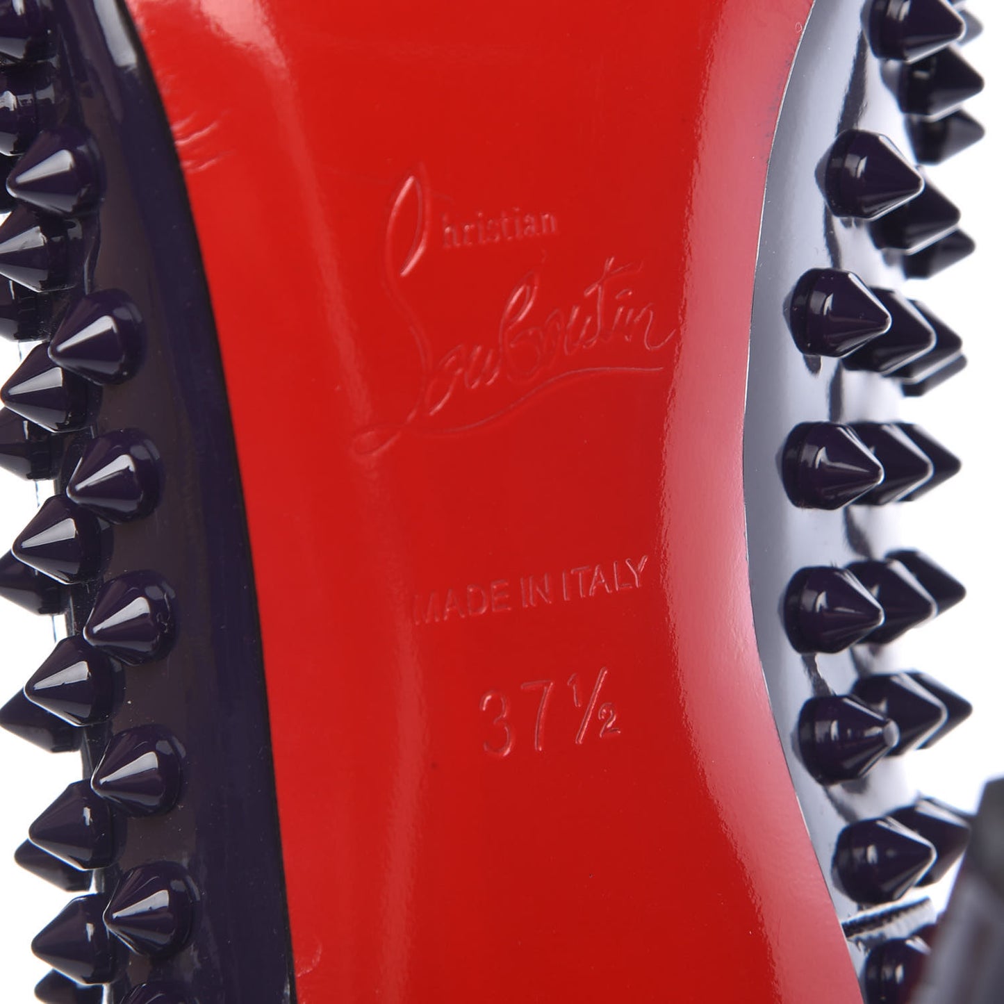 Patent Pigalle Spikes 100 Pumps 37.5 Iris