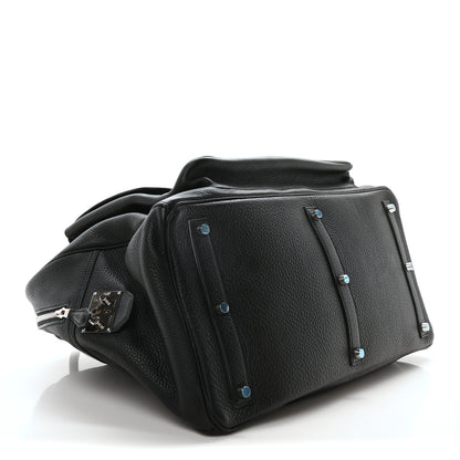 Hermes Taurillon Clemence Steve 45 Black 3 of 10