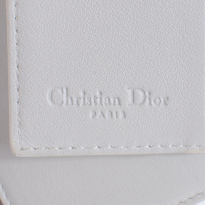 Christian Dior Leather Compact Wallet White 5 of 7